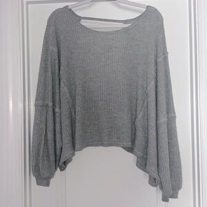 Free people open back top